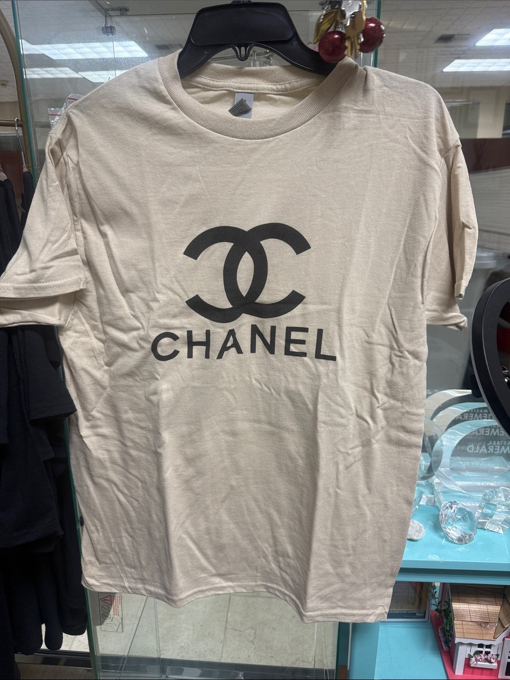 Cream Logo T-Shirt